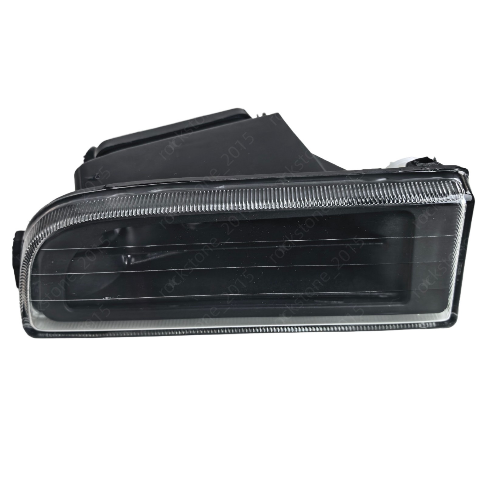 Pair Black Bumper Fog Light Lamp for 1995-2001 BMW 7 Series 740i E38 Glass Lens