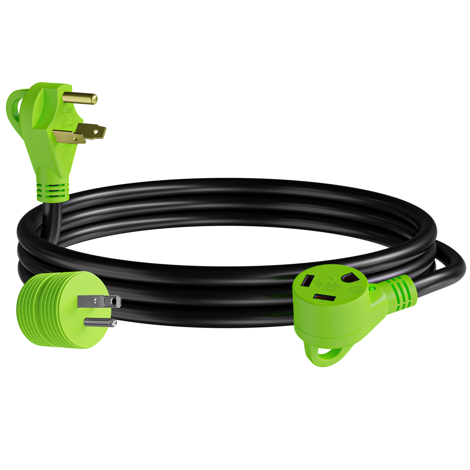 Leisure Cords NEMA TT-30 30 Amp Generator / RV Extension Cord 10 ft Standard end