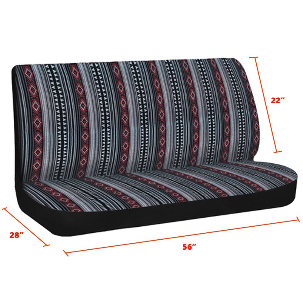 Saddle Blanket Bench Full Size Seat Cover for Chevrolet Ford Dodge Pickup Truck