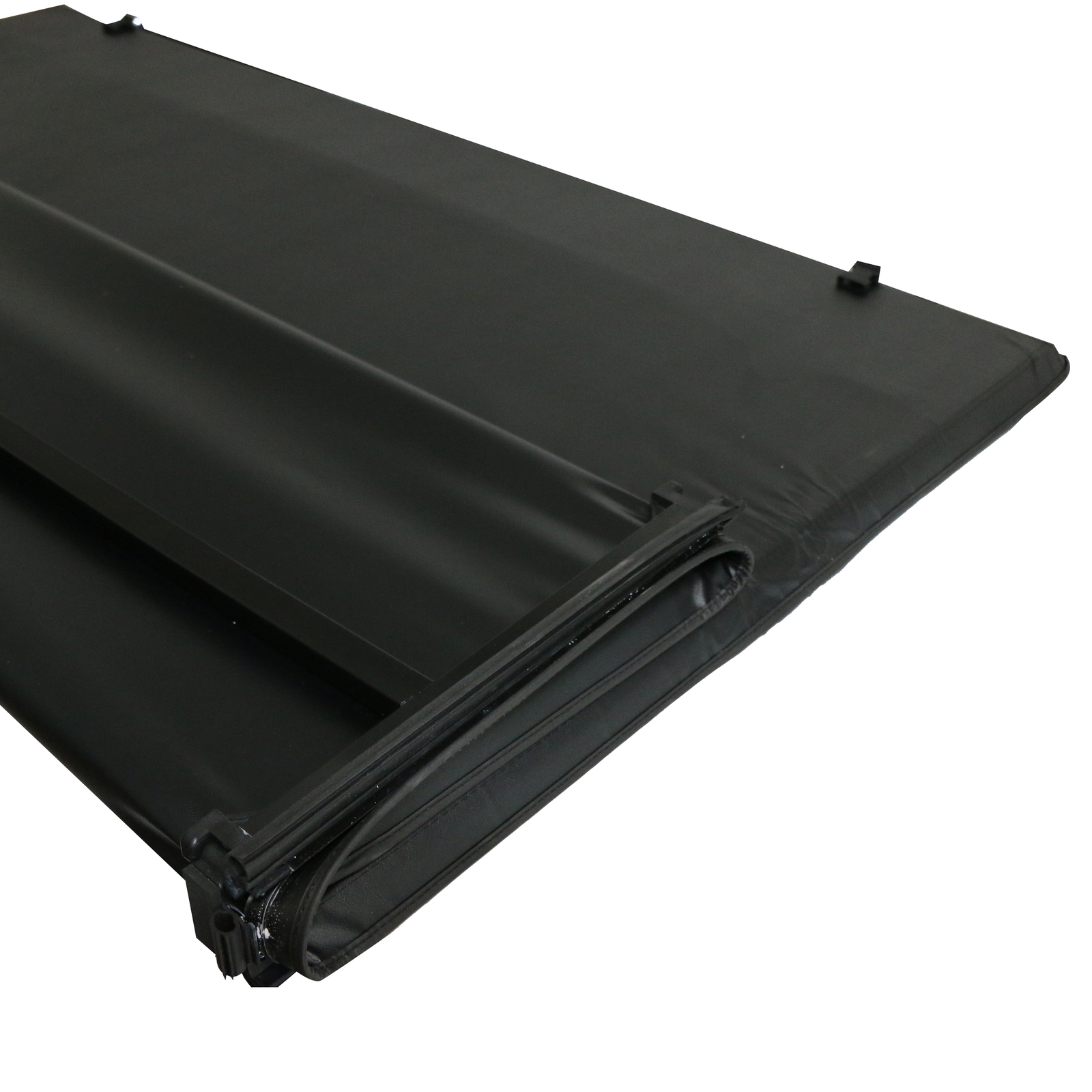 6.5FT Bed 4-Fold Truck Tonneau Cover For 16-21 Nissan Titan XD On Top Waterproof