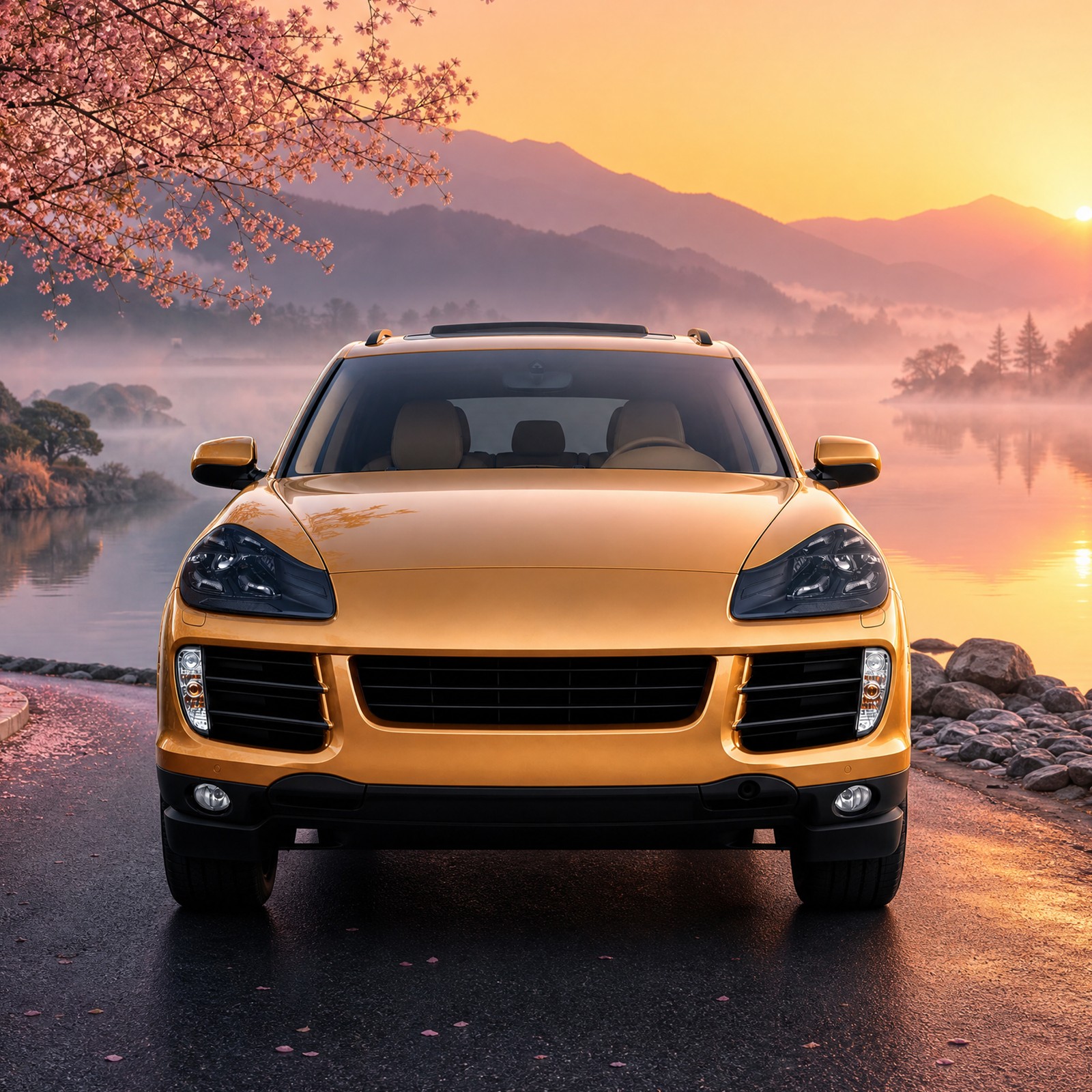 VRC 2023 style LED Headlights For 2007-2010 Porsche Cayenne 957 original PDLS US