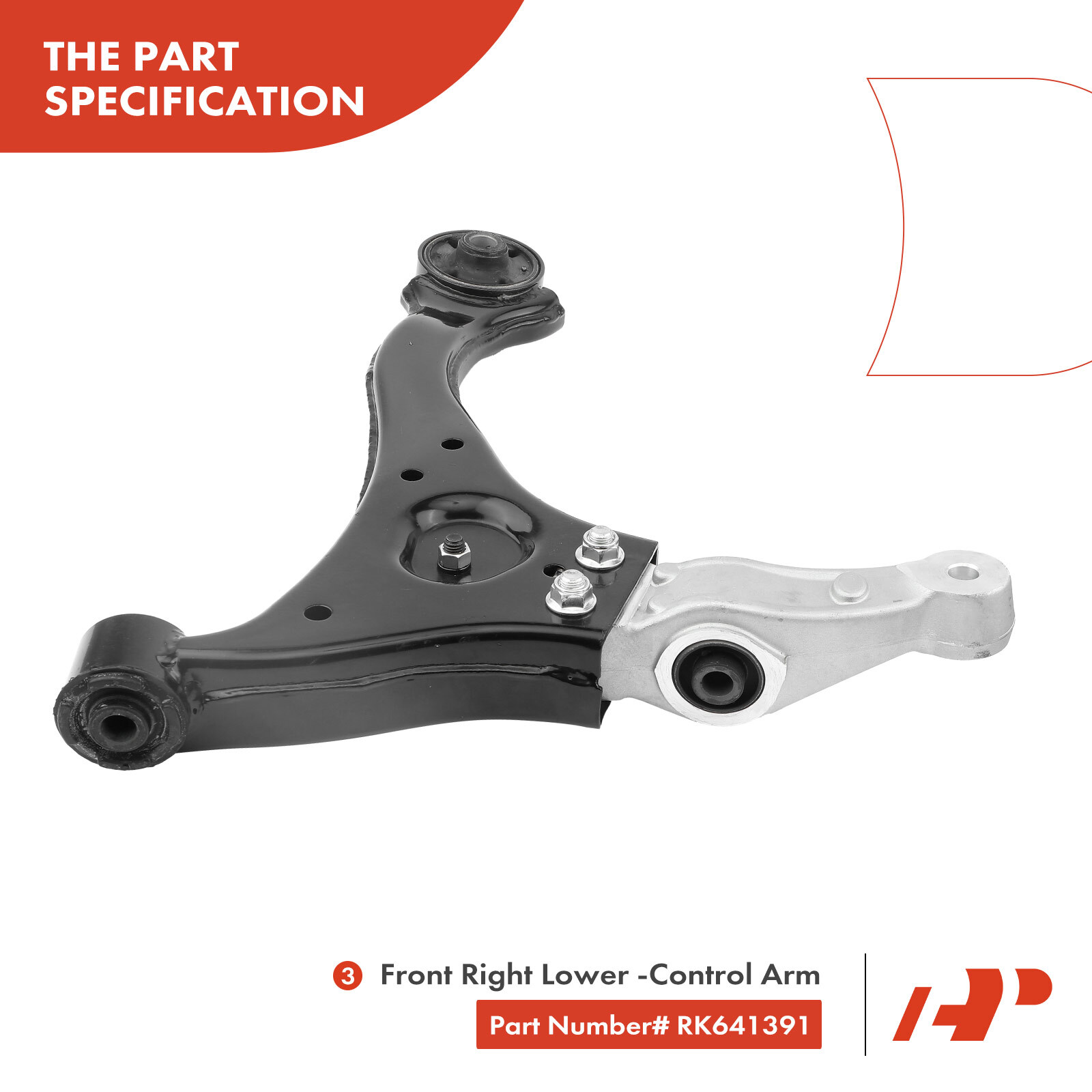 A-Premium 4x Front Lower Control Arm & Ball Joint for Hyundai Sonata 2006-2010