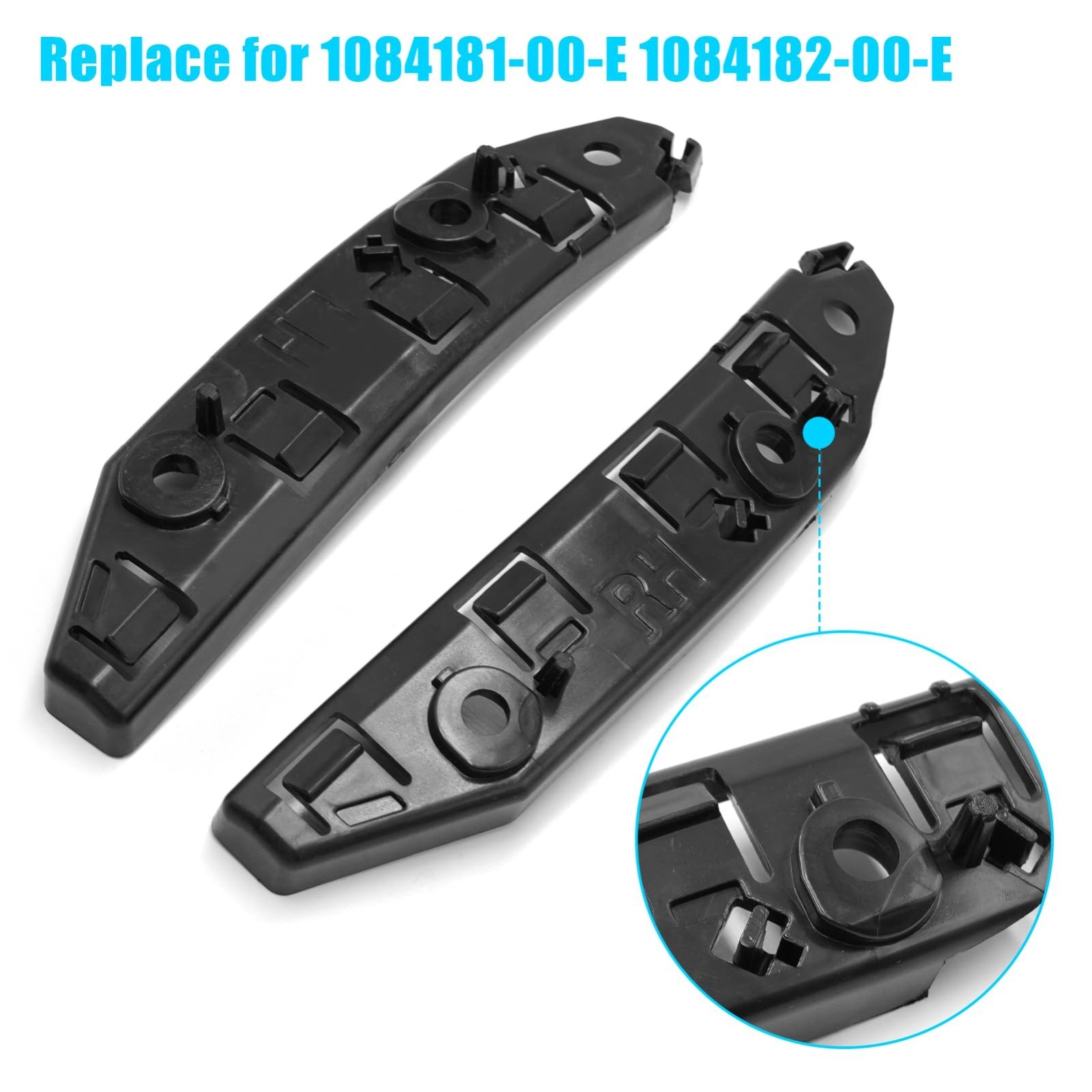 Compatible Front Bumper Bracket for 2017-2024 Tesla Model 3 | Left & Right Fende