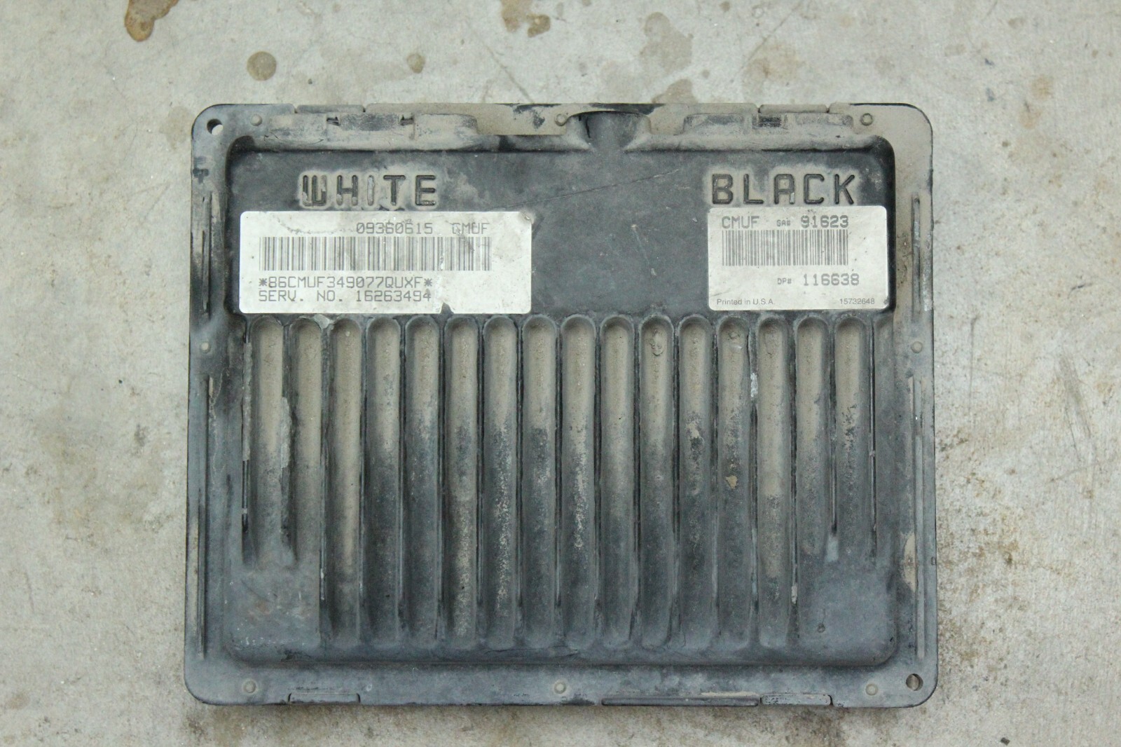 98-02 GM GMC C1500 K1500 ECM PCM ECU 09360615 16263494 4.3 5.0 5.7