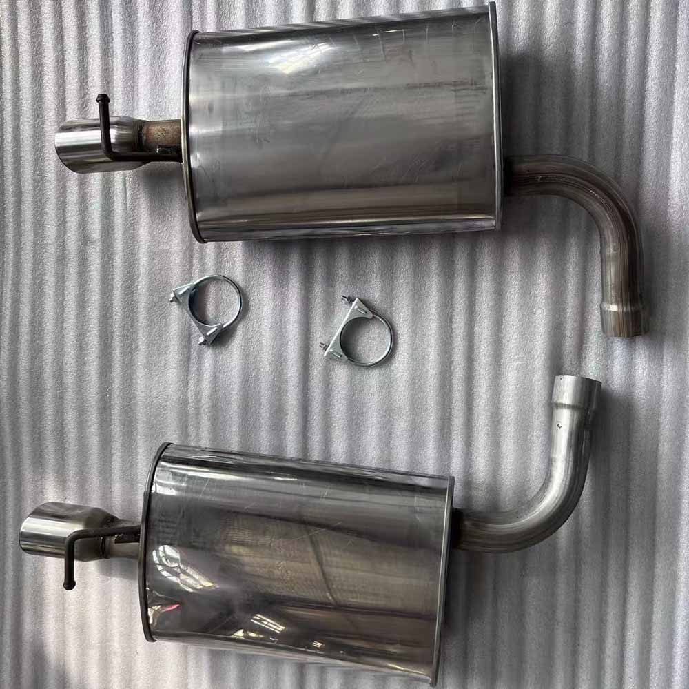 Stainless Steel Pair of Exhaust Mufflers fits: 2011-2016 Ford Explorer 3.5L US