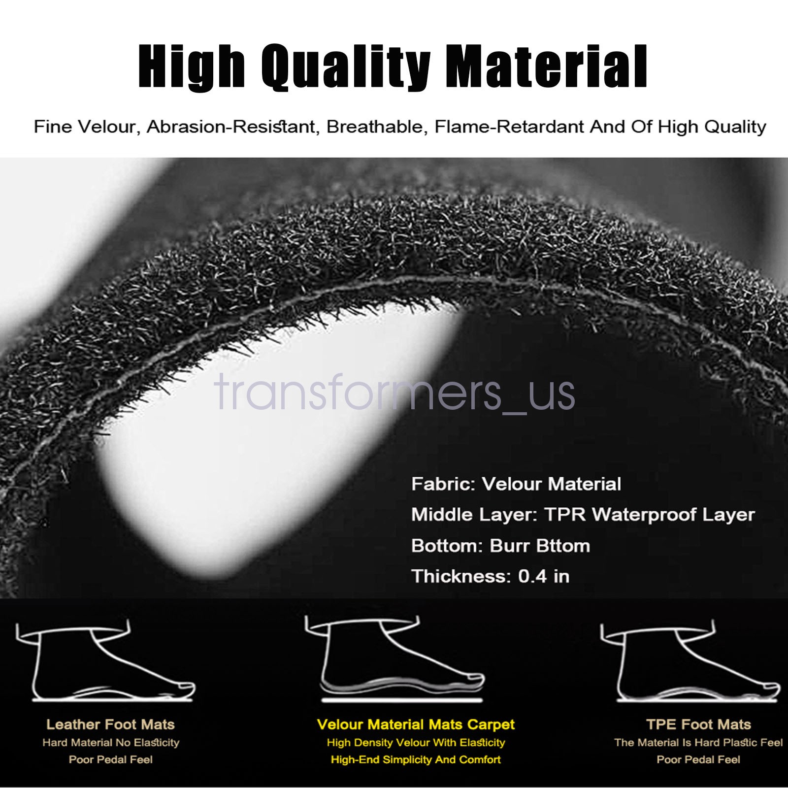 2020-2025 For Toyota Corolla Front & Rear Replacement Floor Mats Carpet Velour