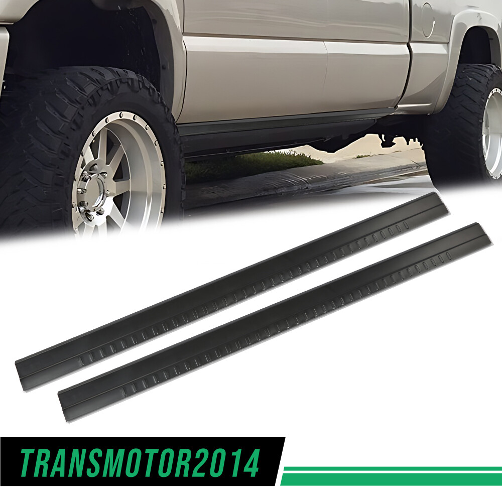 Pair Slip On Rocker Panels Covers Fit For 1999-06 Chevy Silverado and More 99724