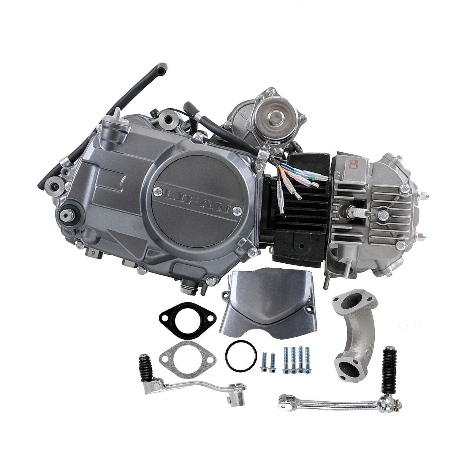 125cc Engine Motor with Manual Clutch Electric Kick Start for Dirt Bike Pit Bike