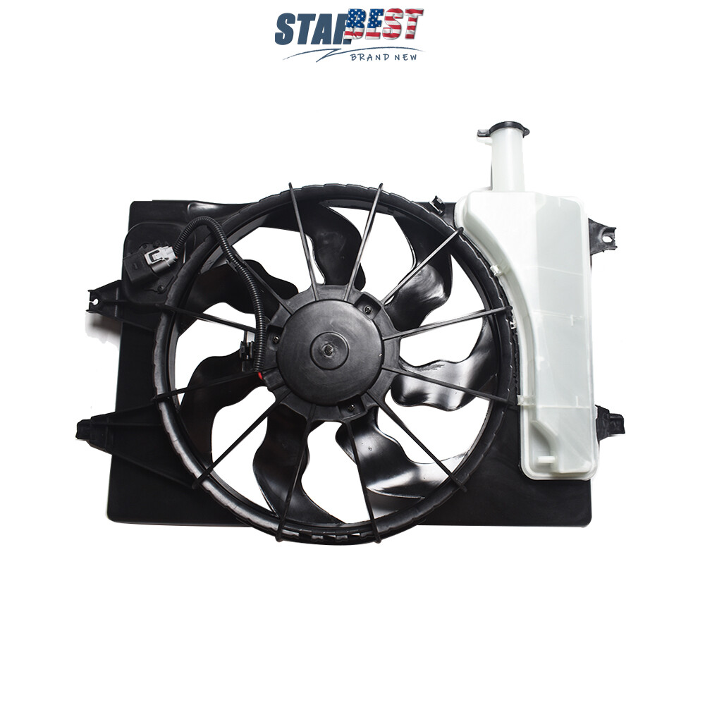 Radiator AC Condenser Cooling Fan Assembly For 2017-2018 Elantra 2.0L 25380F2000