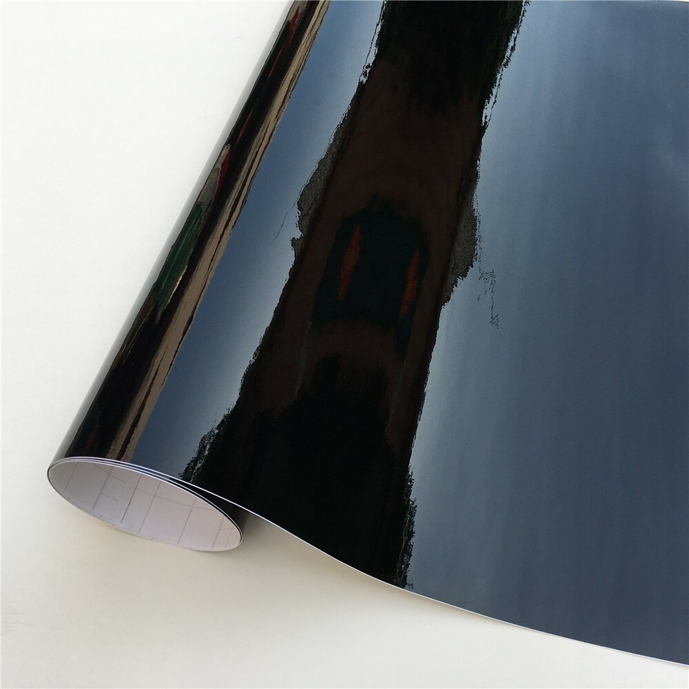 Full Roll 100FT x 5FT Ultra Gloss Black Vinyl Car Wrap Film Glossy Sticker Decal