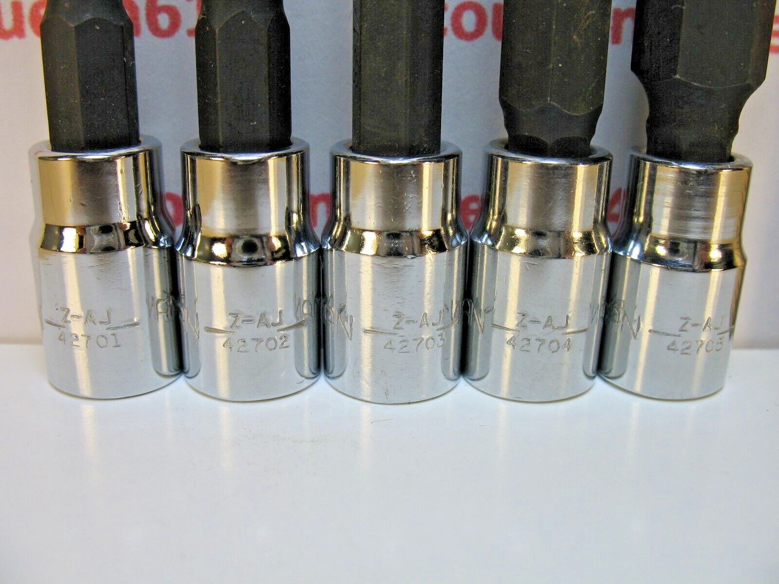 Set of 5 Craftsman 1/4″ Drive SAE Hex Bit Sockets. 3/16″ 7/32″ 1/4″ 5/16″ 3/8″