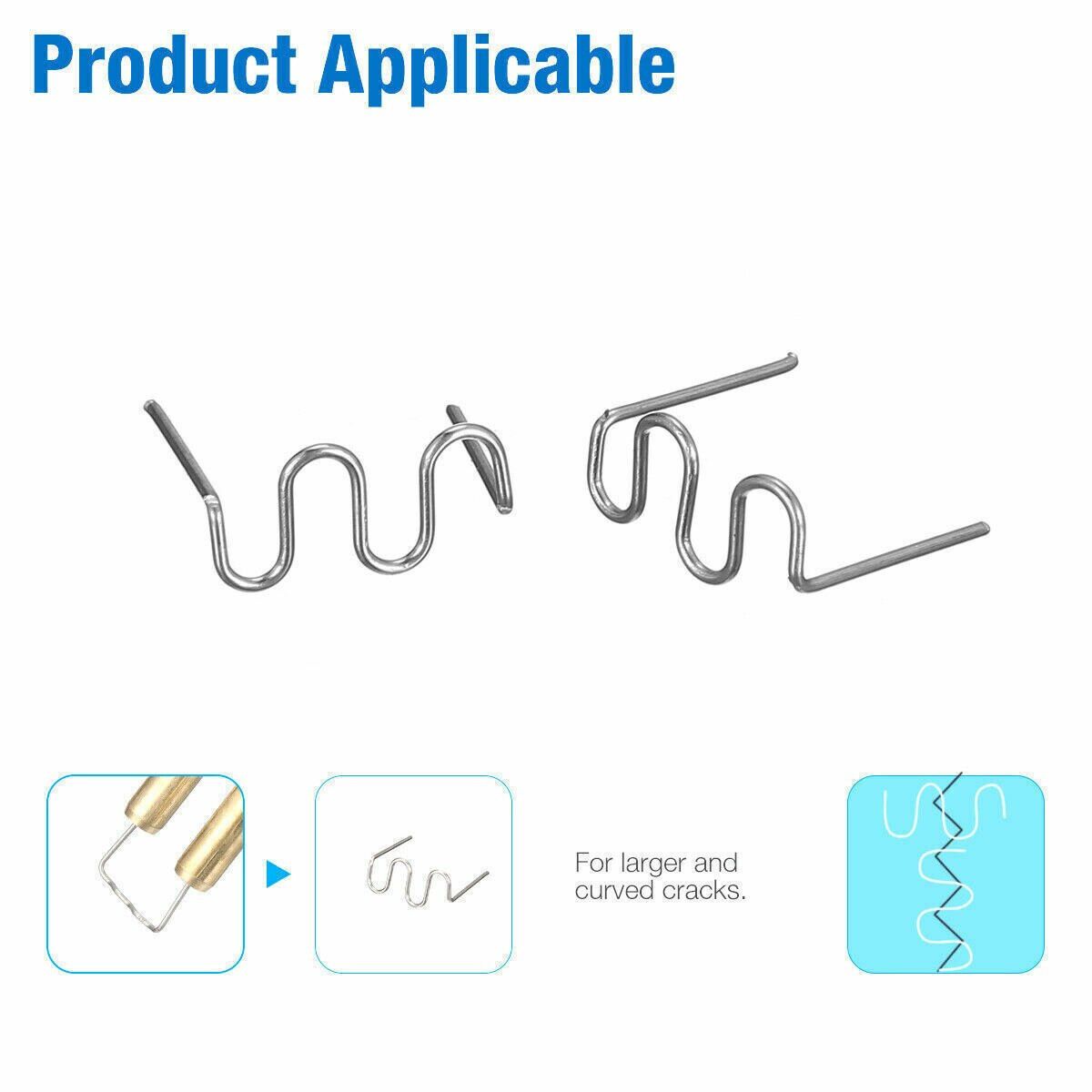 hot stapler staples plastic welding staples for car bumper fender repair kit