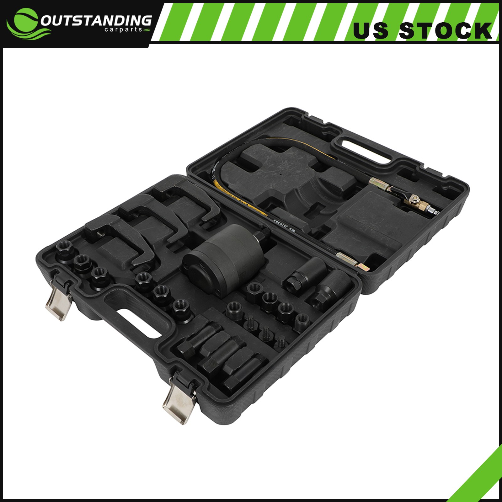 24pcs Pneumatic Puller Set Extractor Tool Kit For Diesel Injectors Removal New