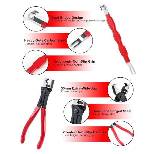Electrical Disconnect Pliers Connector Separator Terminal Plug Removal Tool Kit