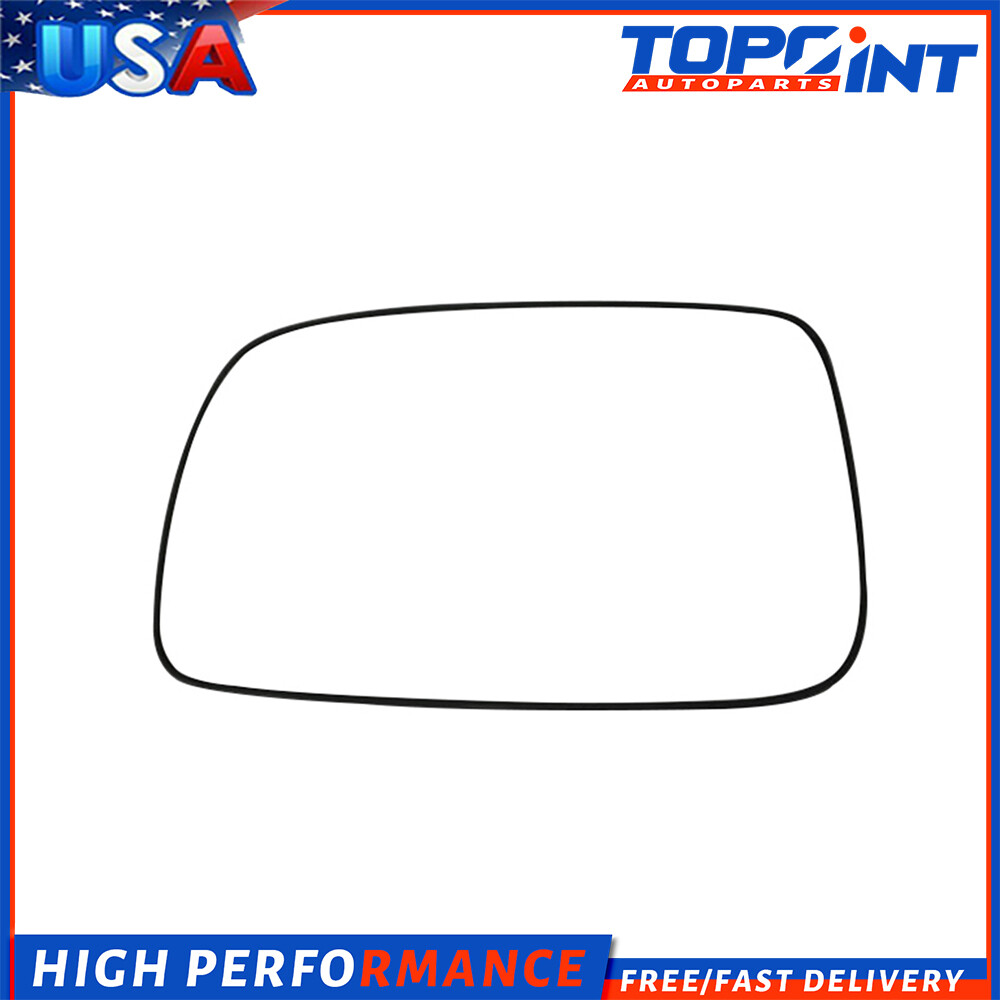 ?Mirror Flat Glass Driver Side W/Plate Spotter Glass Fits 2007-2013 TOYOTA CAMRY