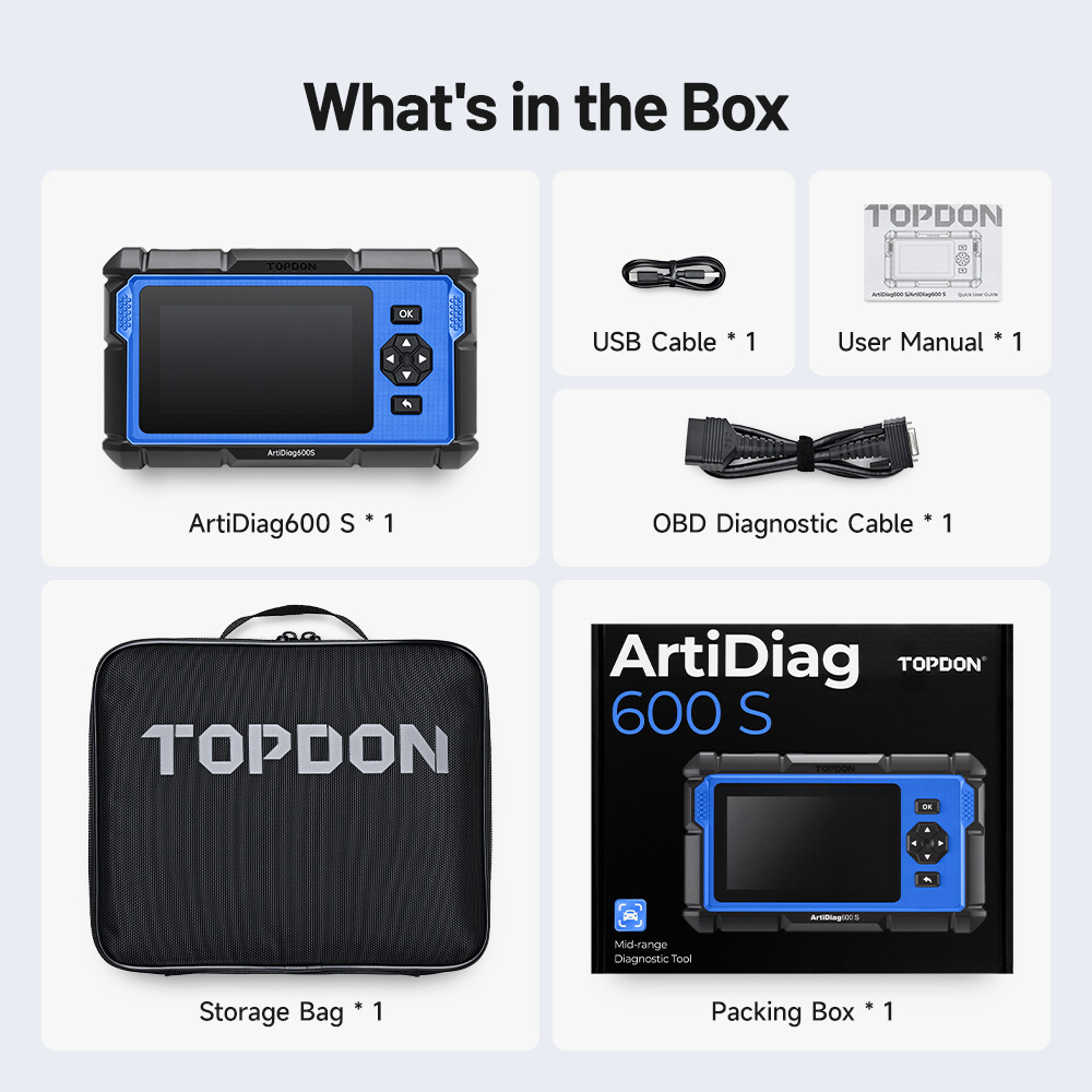 ArtiDiag600S: Multi-Function OBD2 Diagnostic Scanner