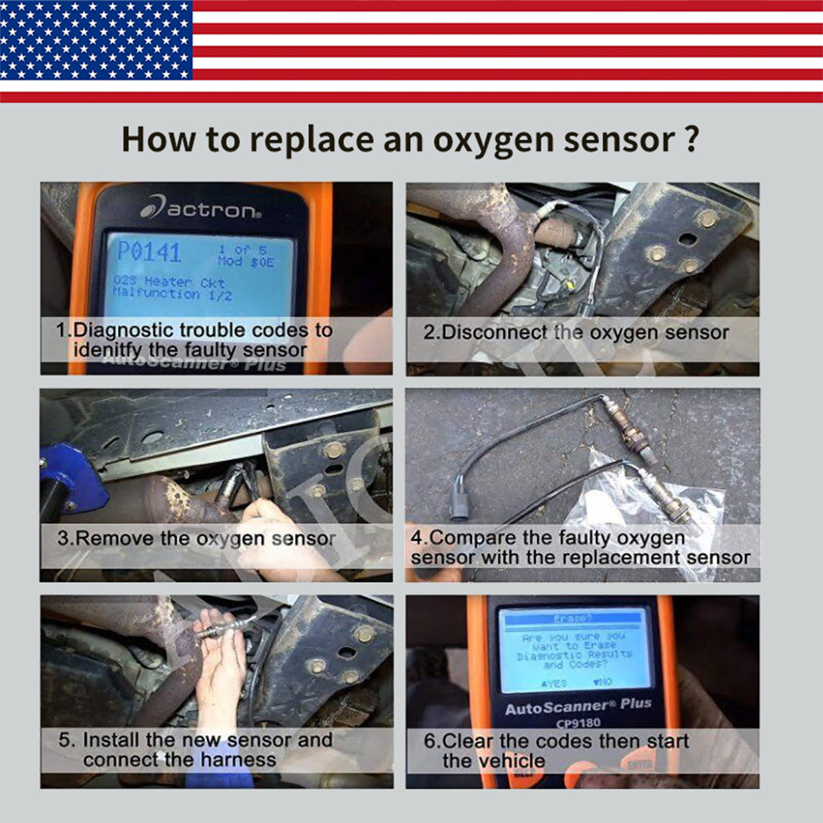 4X Brand OEM Upstream & Downstream Oxygen O2 Sensor For Ford F-150 Explorer Edge