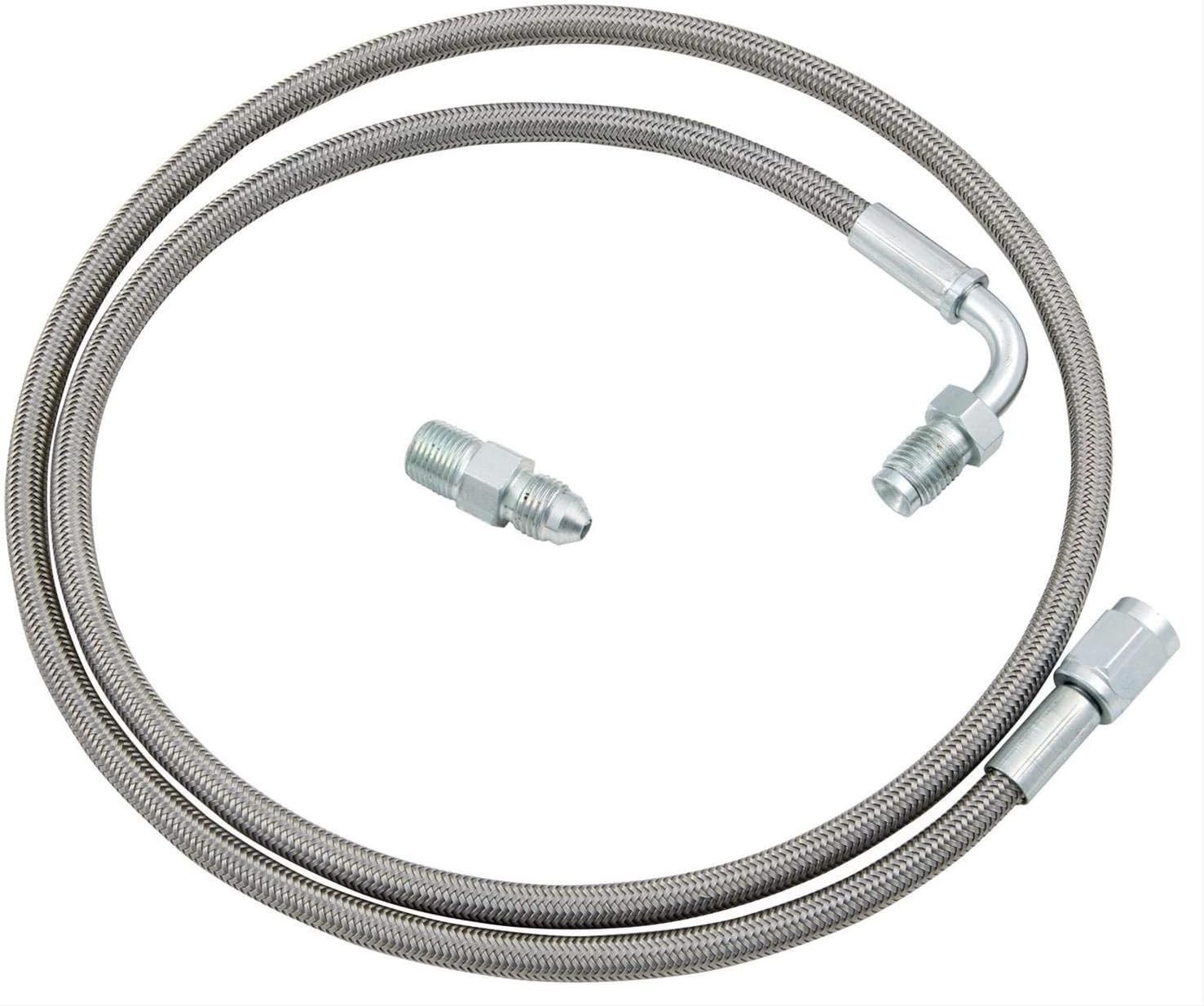 Stainless Steel Clutch Line Kit 48″ for Auto with Clear Zinc Plated Ends