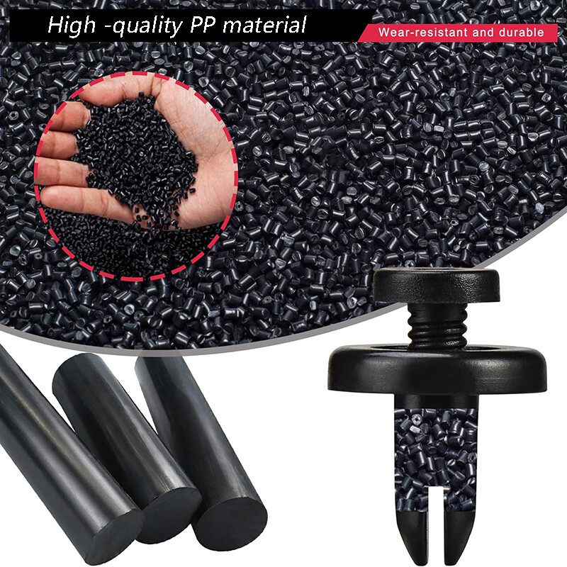 190Pcs Car Clips for Hole Plastic Rivets Retainer Fender Push Pin Fastener Bumpe