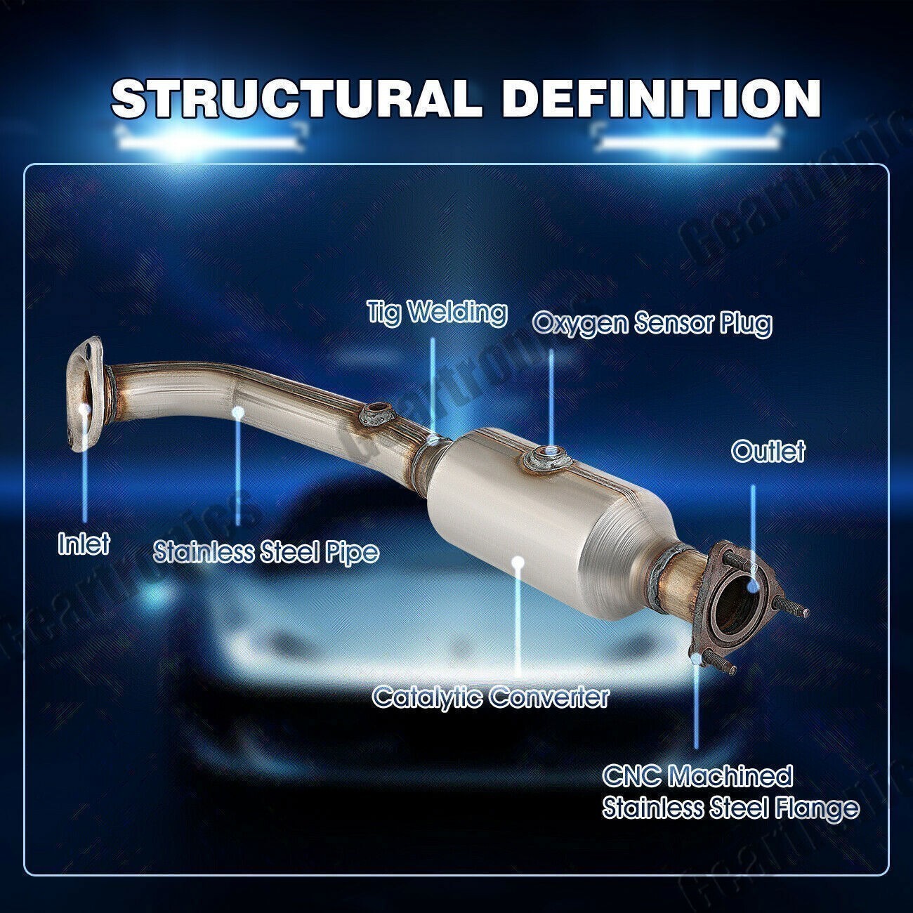 Catalytic Converter O2 Sensor for Honda CRV 2.4L Bolt-on Connection Direct Fit