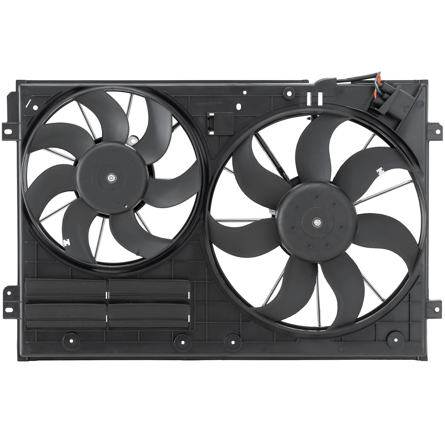 Radiator Cooling Fan Assembly For Audi A3 TT VW Beetle Golf Jetta Passat Tiguan