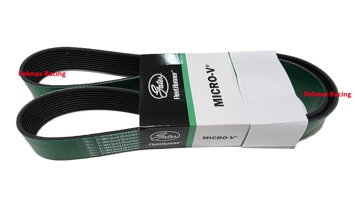 New Gates factory length supercharger HD green belt for 2015-2026 6.2 Hellcat