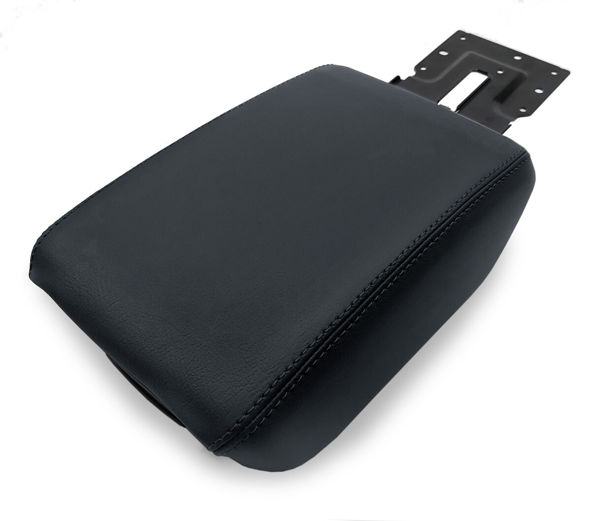 Center Console Lid Armrest PVC Leather for Jeep Wrangler 18-20 Black
