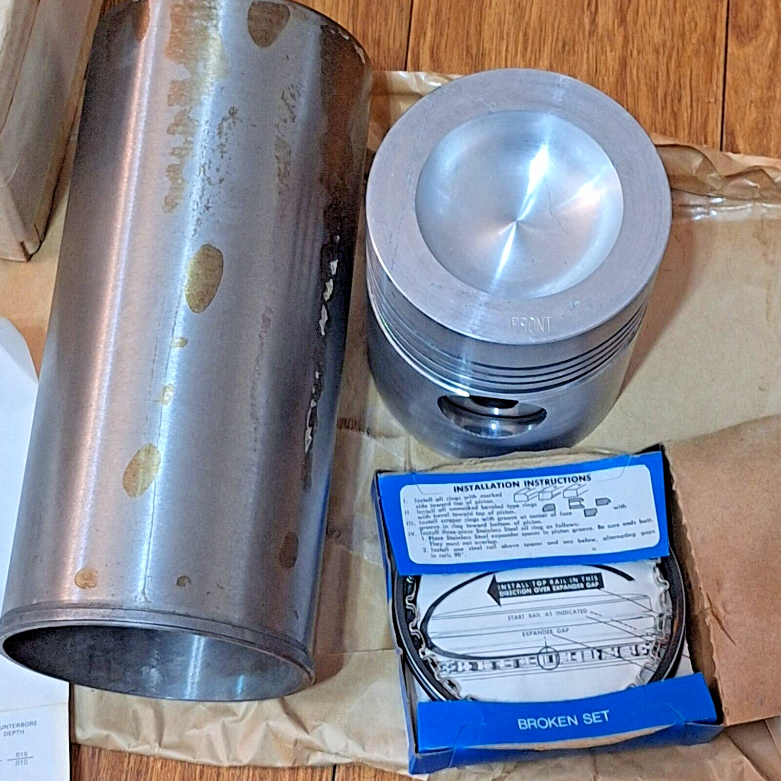 Sealed Power K45 SL-2457 Sleeve Assembly Engine Piston Kit NOS