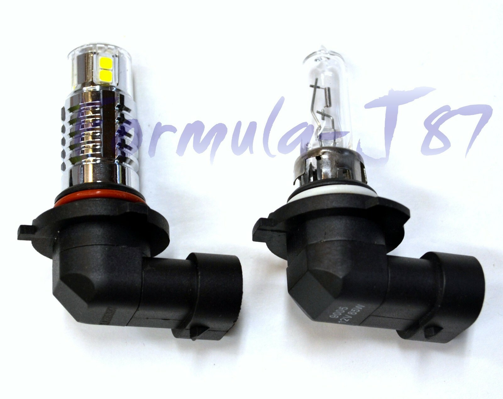 LED 20W 9005 HB3 White 4300K Two Bulbs Headlight High Beam Replacement Stock Fit