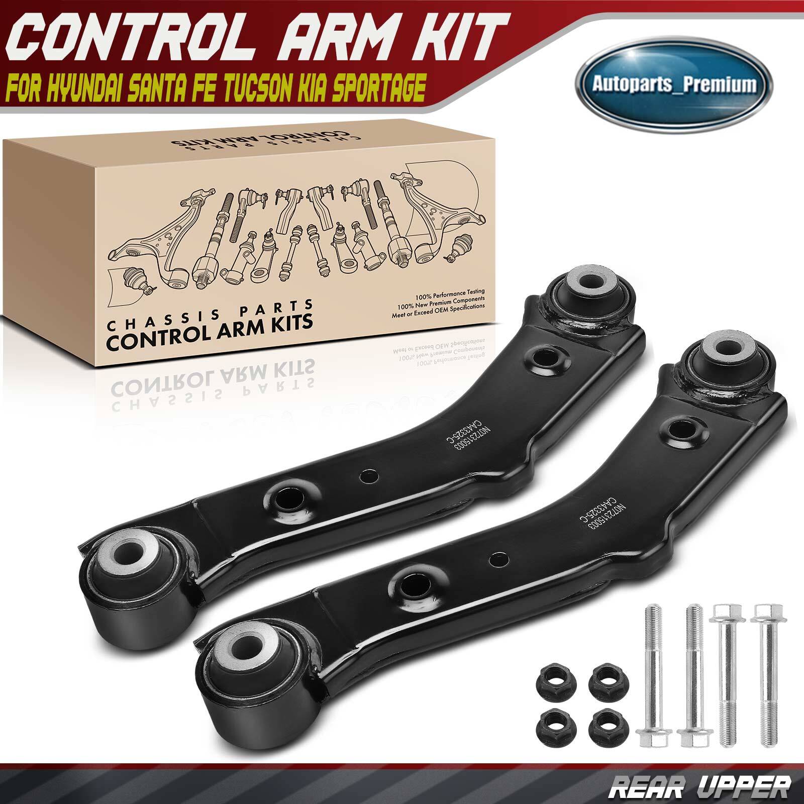 2× Rear Upper Rearward/Rear Upper Suspension Control Arm for Hyundai Kia Sorento