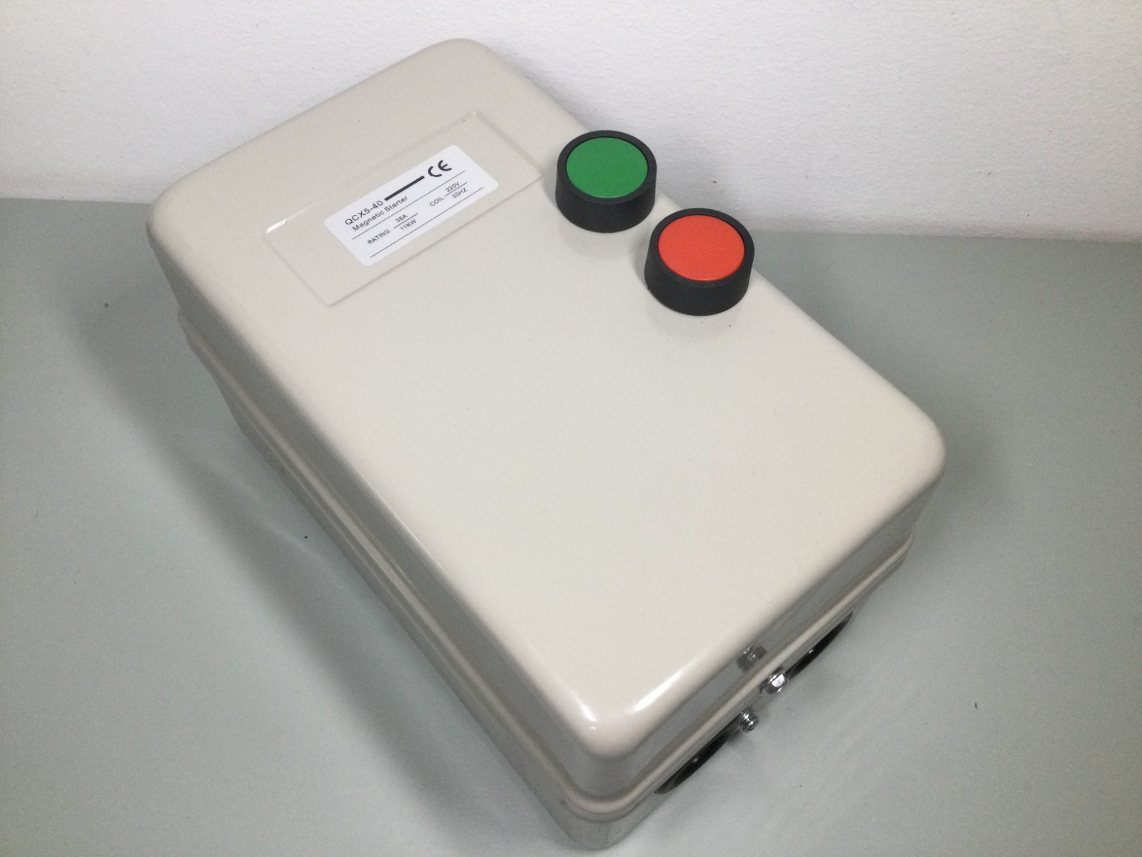 Magnetic Electric Motor Starter Control AC 220V 50Hz 3HP-1HP QCX5-40