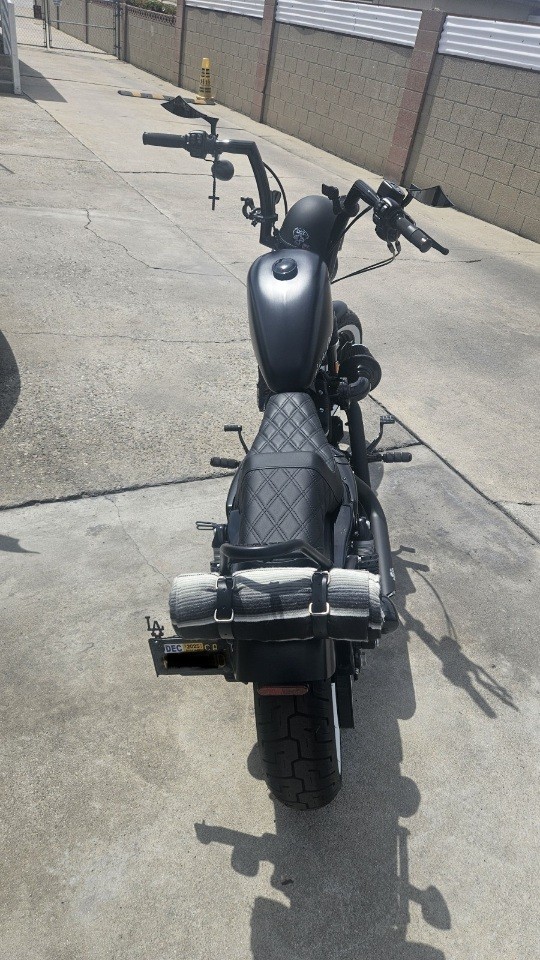 Saddlemen Black Step-Up Lattice Stitch Seat fits 2004-2022 Harley Sportster XL