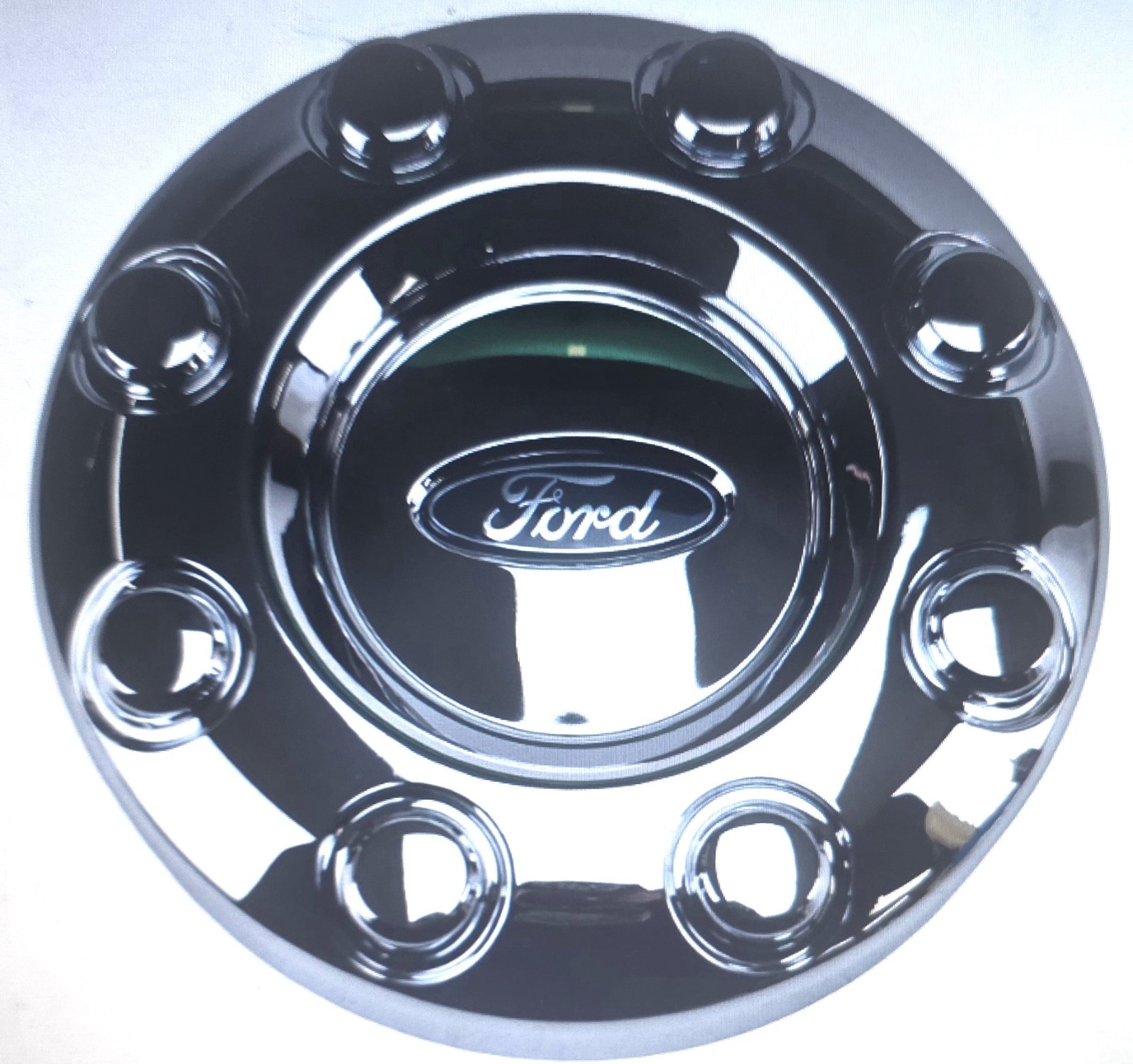 2005-2018 FORD F-350 F350 DUALLY FRONT 2WD CHROME WHEEL CENTER HUB CAP NEW 1PC