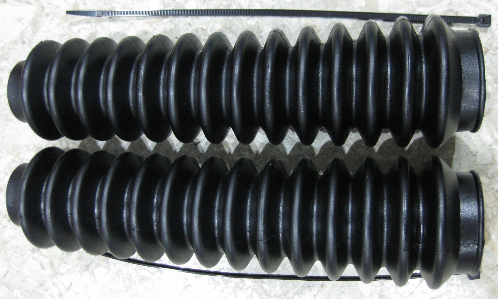 Black Shock Boot Steering Stabilizer Rubber Cover Guard Fullsize Replacement