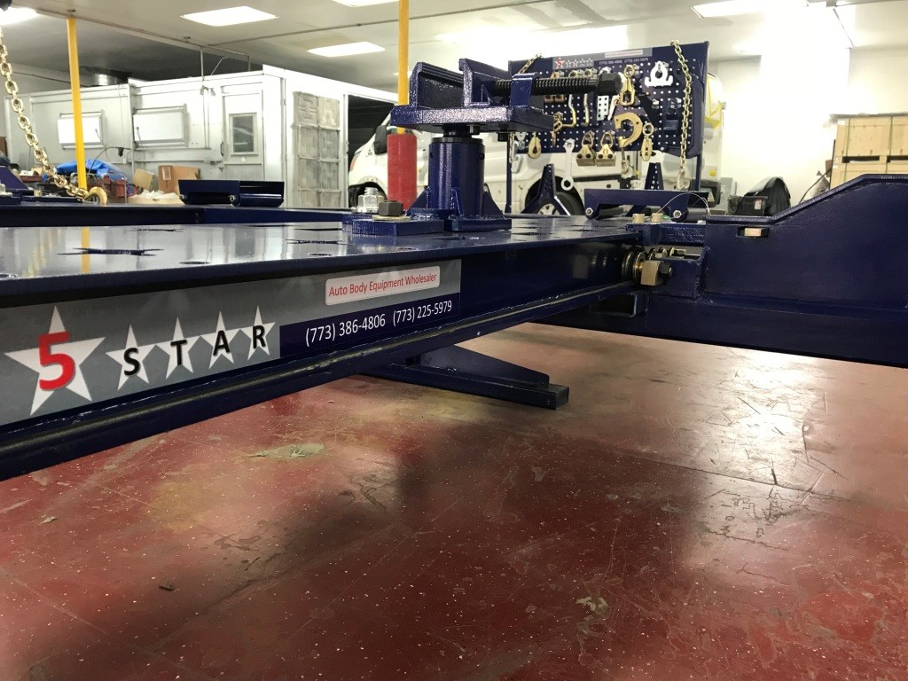 18 FEET LONG 2 TOWERS HEAVY DUTY AUTO BODY FRAME MACHINE FREE TOOL CART SET