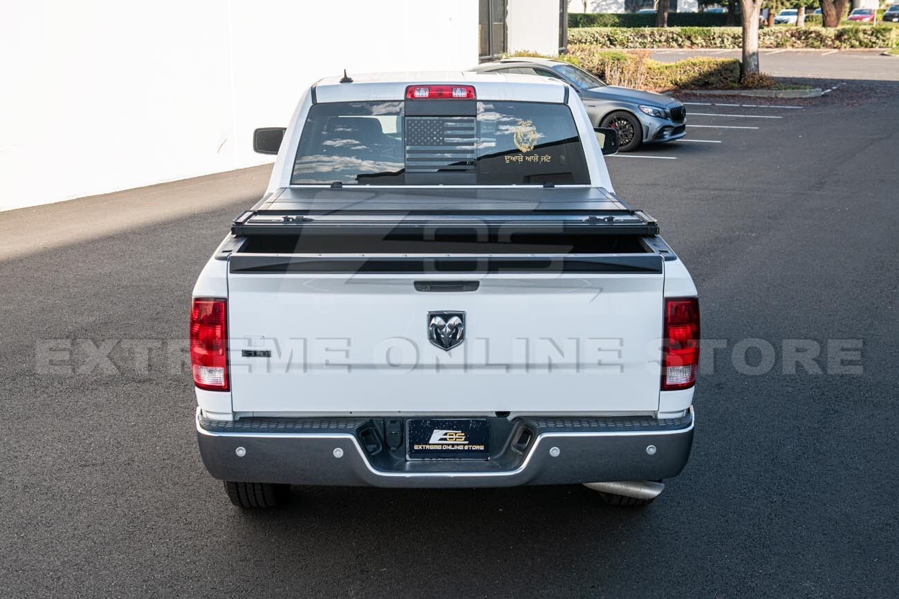 For 19-Up Ram 1500 Street Series ABS Plastic MATTE BLACK Rear Tailgate Spoiler