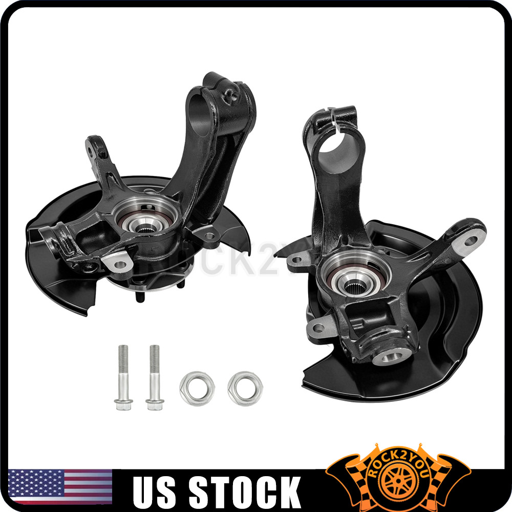 2Pcs Casting Iron Steering Knuckle Assembly for Honda Pilot 2016-2022 Front Side