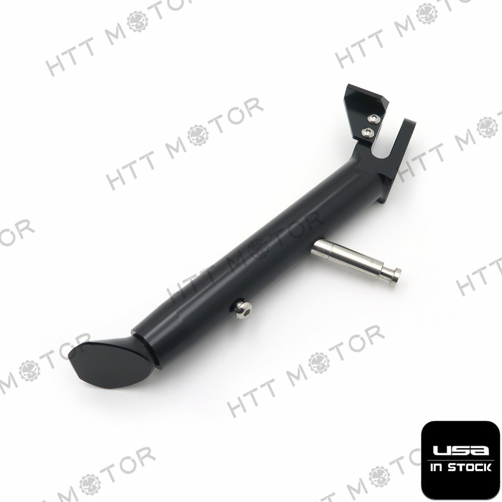 HTTMT Adjustable Kickstand Sidestand Stand Black For 2007-2008 SUZUKI GSXR 1000