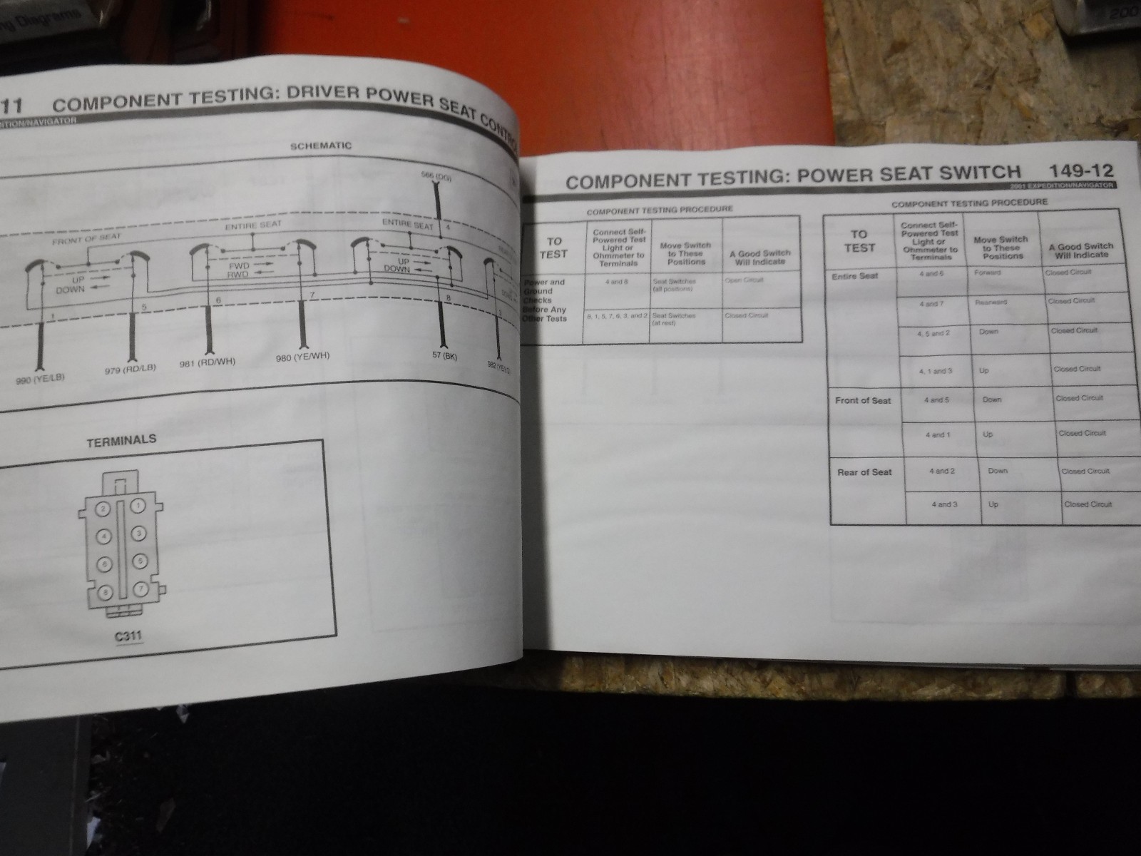 2001 FORD EXPEDITION LINCOLN NAVIGATOR FACTORY WIRING DIAGRAMS MANUAL SERVICE