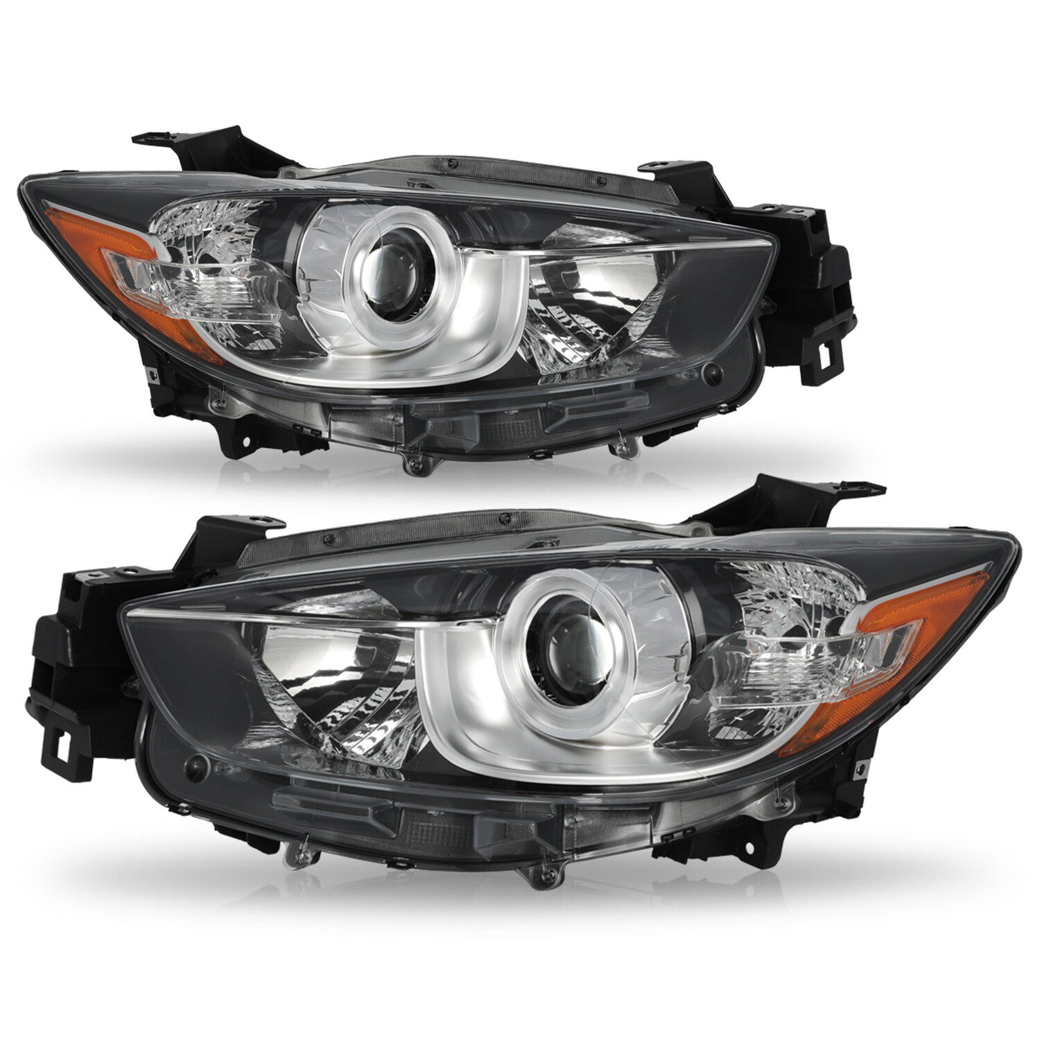 For 2013 2014 2015 2016 Mazda CX-5 CX5 Factory Halogen Headlight Lamp Pair LH+RH
