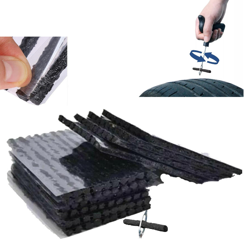 Car Puncture Recovery Tyre Tubeless Seal Plug Strip 100pcs/set Tire Repair Plug