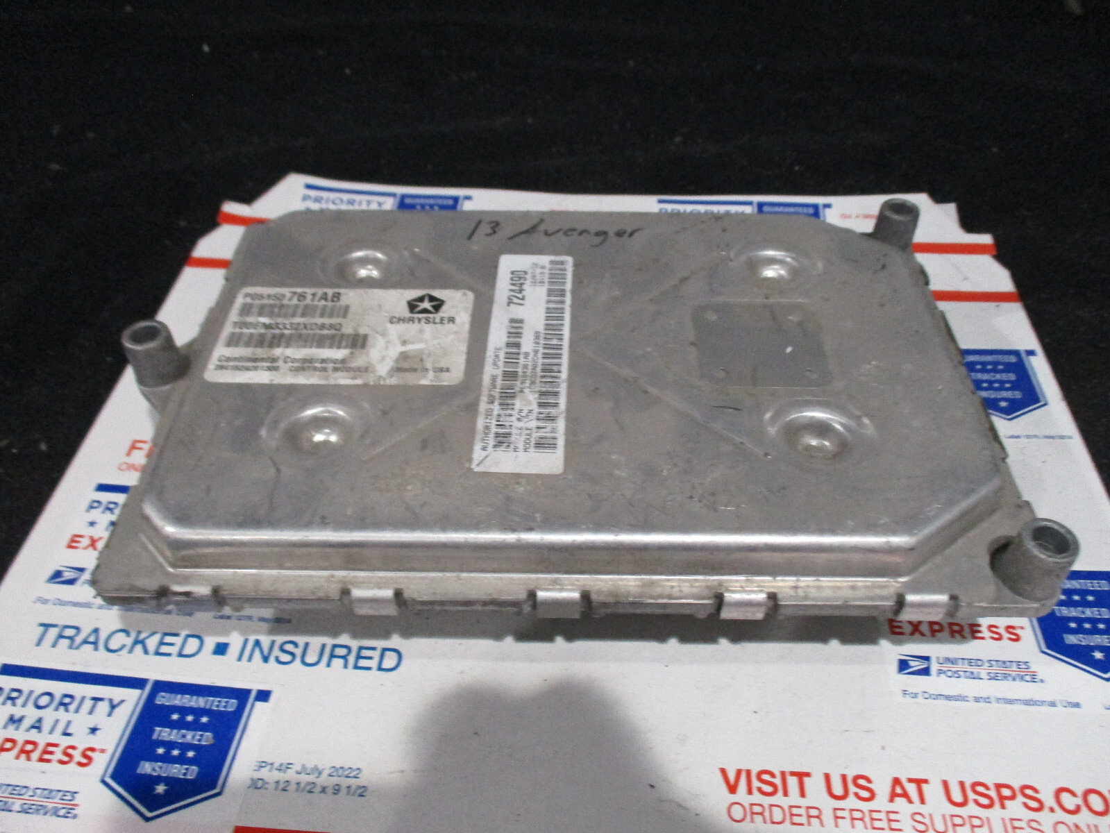 ✅ 2013 AVENGER ECM ENGINE CONTROL MODULE COMPUTER PCM ECU POWER UNIT TESTED