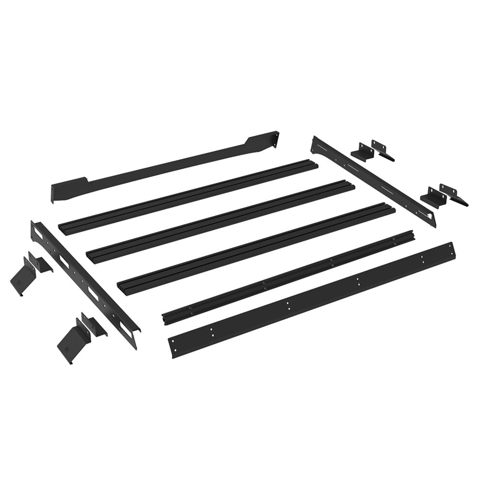 Half Roof Rack Cargo Carrier Luggage Basket Crossbar Fit 21-26 Ford Bronco 4Door