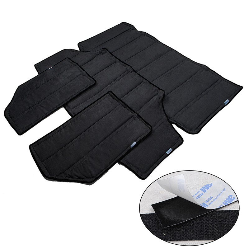 Hardtop Headliner Roof Insulation Kit for 2012-2017 Jeep Wrangler JK 4-Dr Black