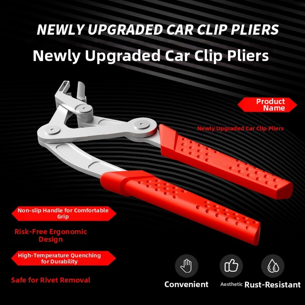 16.5cm Snap Pliers for Plastic and Rubber Clips in Car Doors Interiors Trunks