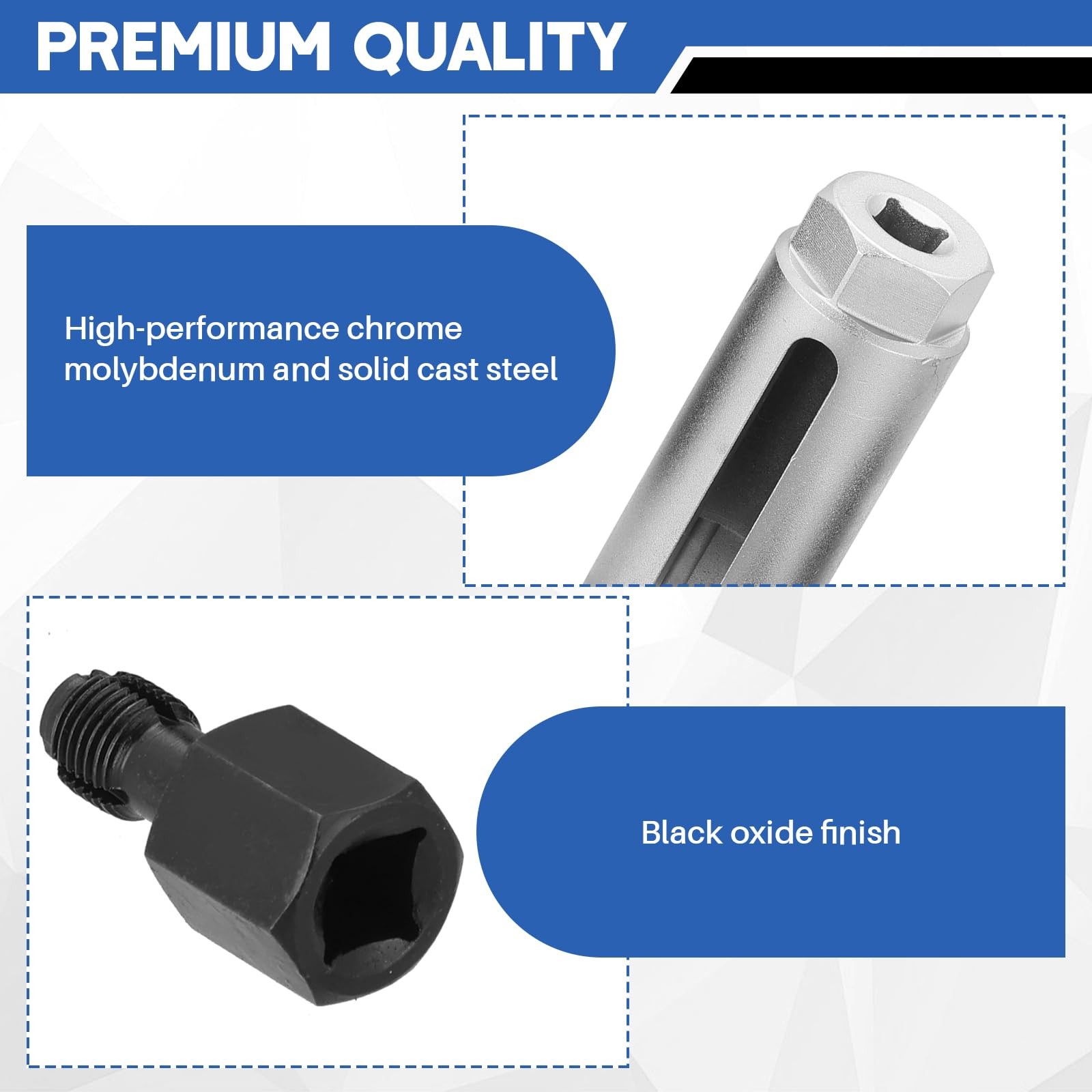 weyleity Automotive Oxygen Sensor Socket Set 5 Pcs