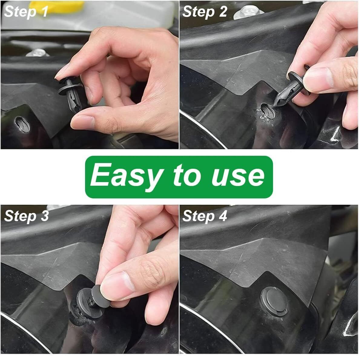 For Dodge RAM Fixing Fastener Bumper Fender Liner Push Retainer Clips Auto