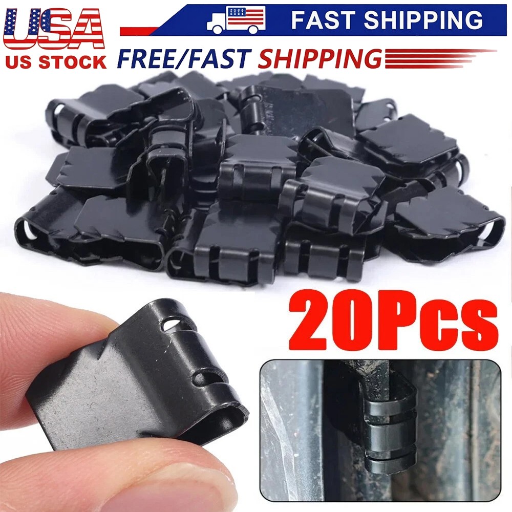 20pcs U Shaped Clips Car Mudguard Fixing Nuts Fender Buckle Fasteners Clip USA