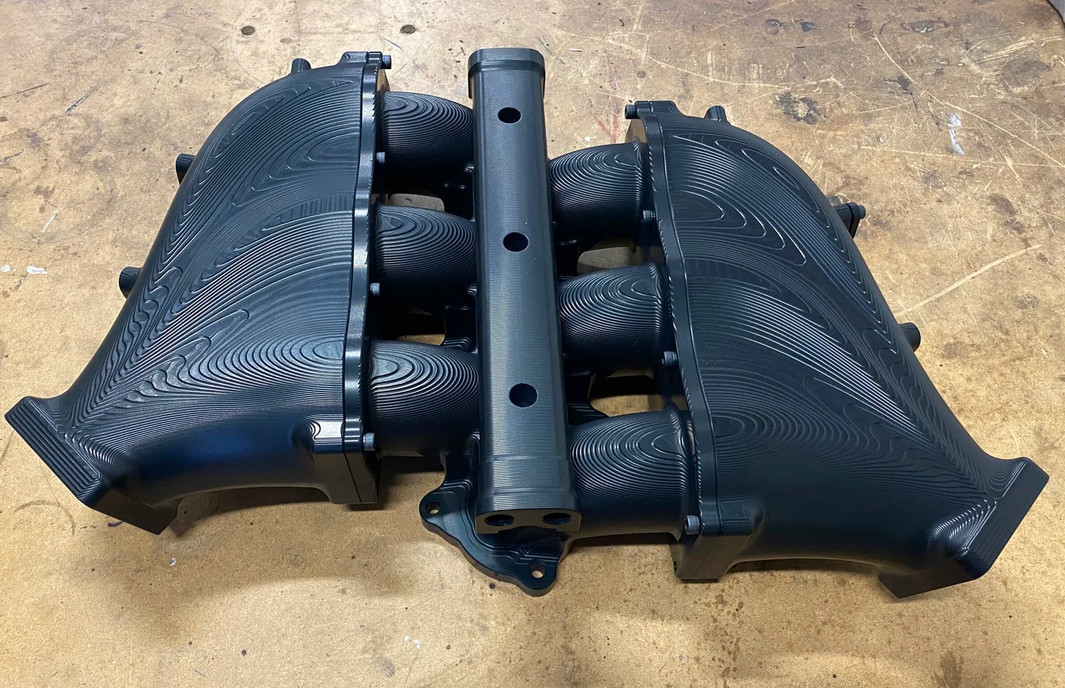 Black Street Version Intake Manifold & 0.5L For Honda B VTEC B16 B18 GSR Series