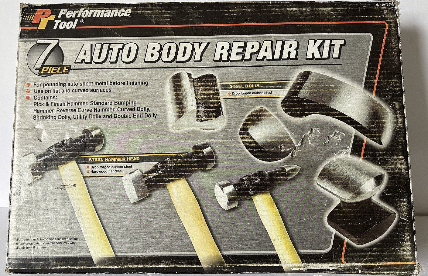 PERFORMANCE TOOL 7 PC AUTO BODY REPAIR KIT W1007DB BRAND NEW UNUSED